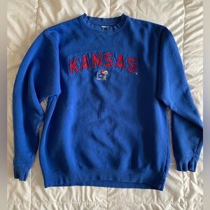 Vintage Kansas KU Crew Neck Sweatshirt